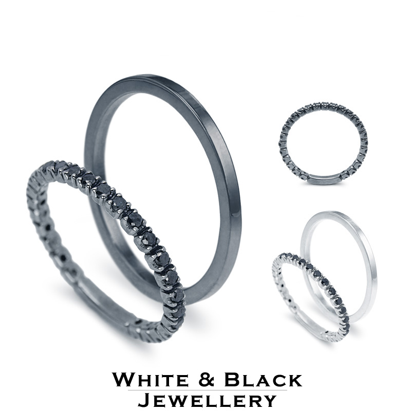 fekete karikagyűrű